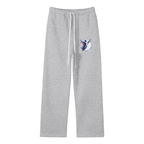 Unisex Solid Color Fleece Straight Leg Pants ODMPOD