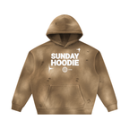 Unisex Sunfade Frayed Fleece Hoodie ODMPOD