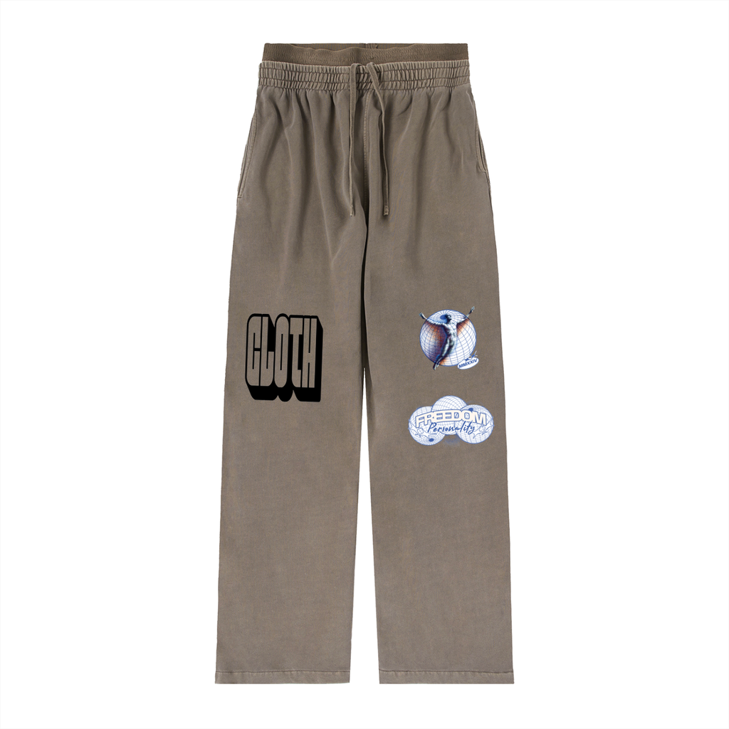 Vintage Washed Waist Pants ODMPOD