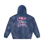 Unisex Sunfade Frayed Fleece Hoodie ODMPOD