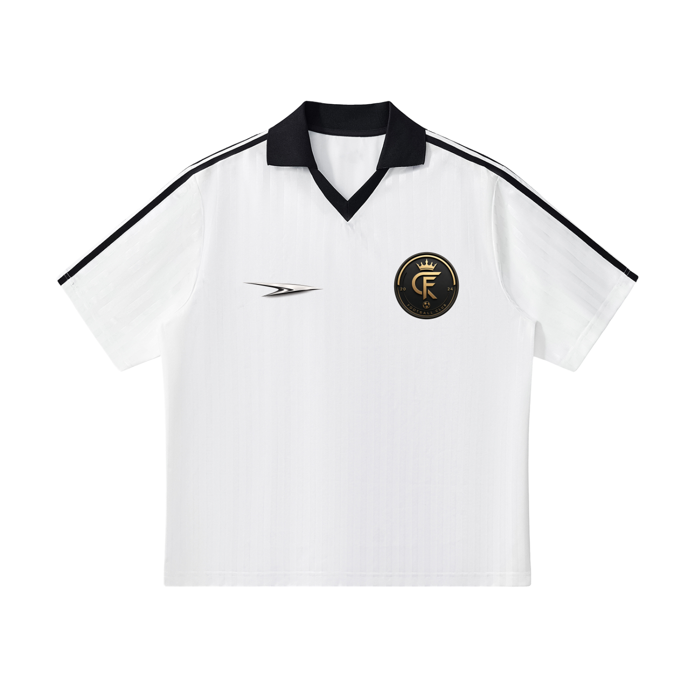 Maillot Col Contrasté Rayé Voxa