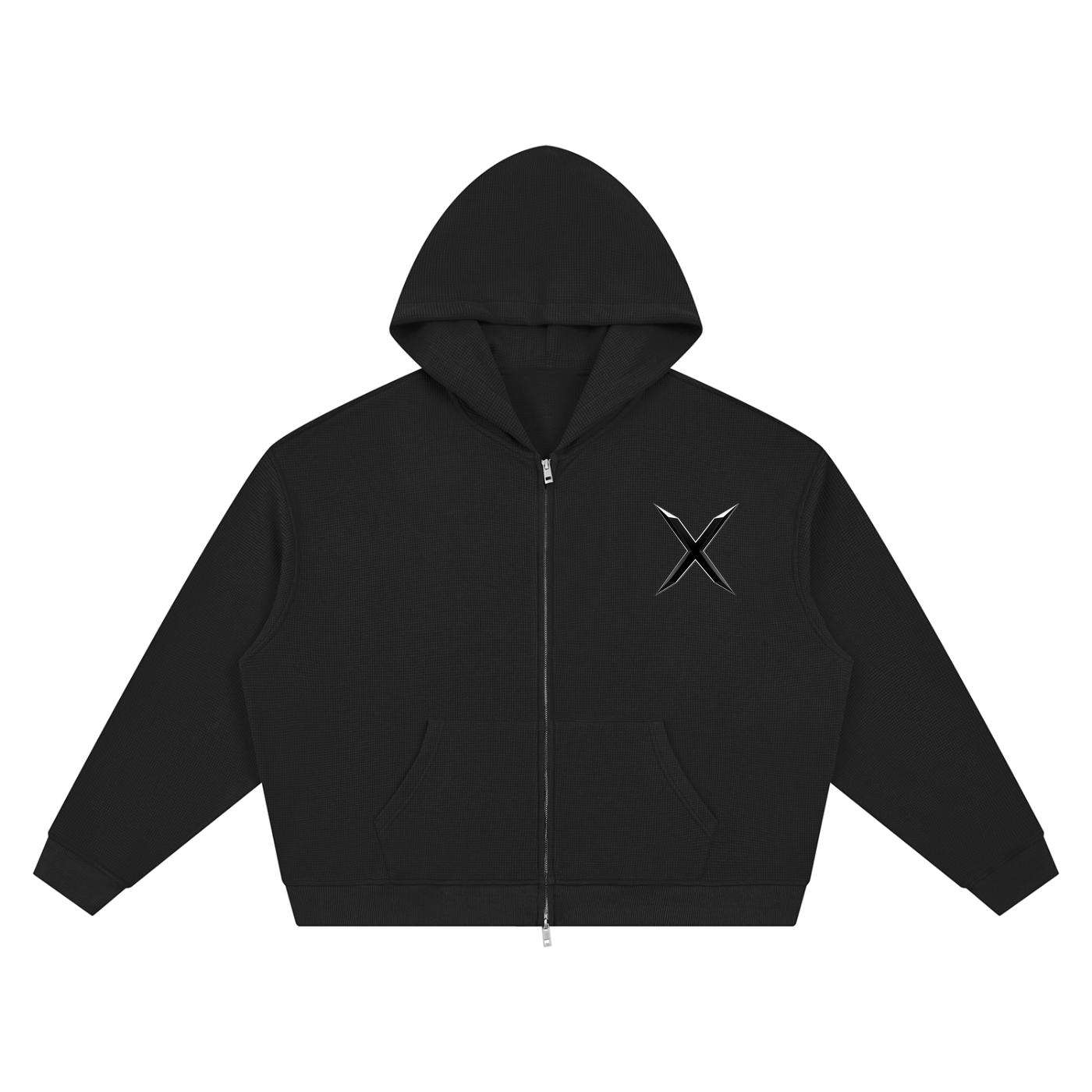 Hoodie Zippé Waffle Voxa