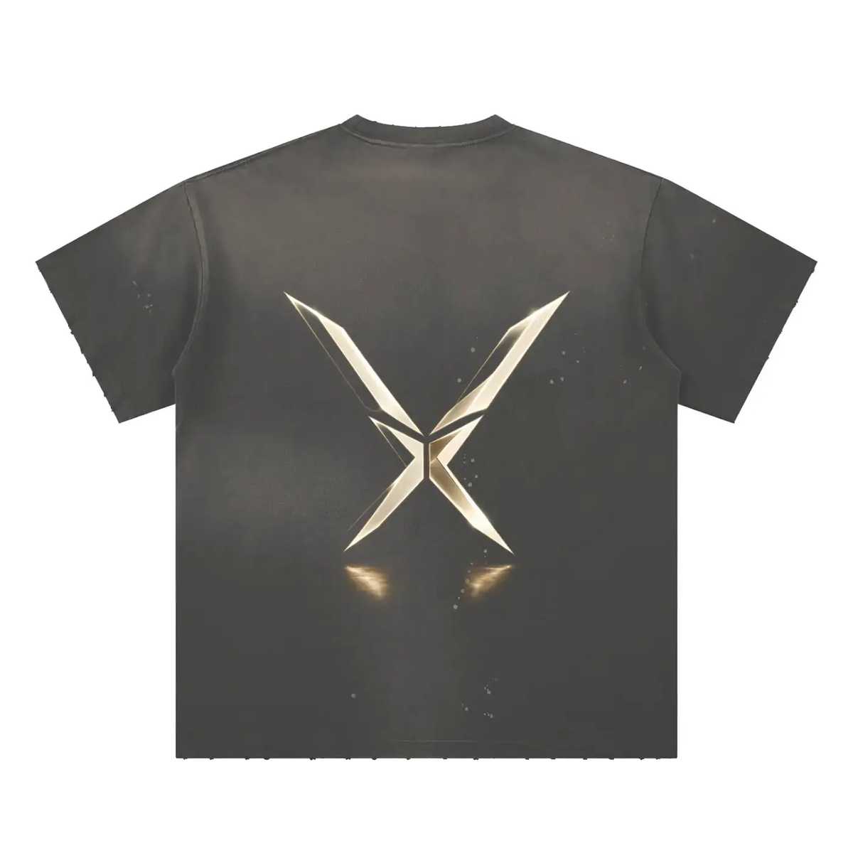 T-Shirt Essentiel En Coton À Coupe Droite Voxa ODMPOD