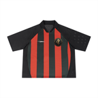 Maillot De Football Unisexe À Rayures Coupe Boxy Voxa