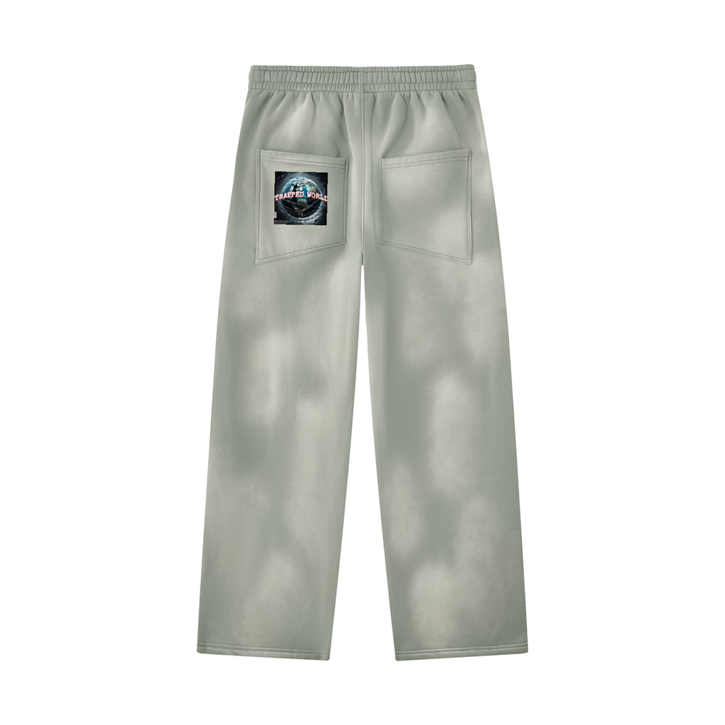 Unisex Sunfade Wide Leg Fleece Sweatpants ODMPOD