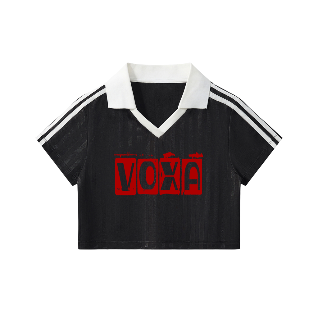 Maillot Voxa Court Col Contrasté
