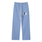 Unisex Solid Color Fleece Straight Leg Pants ODMPOD