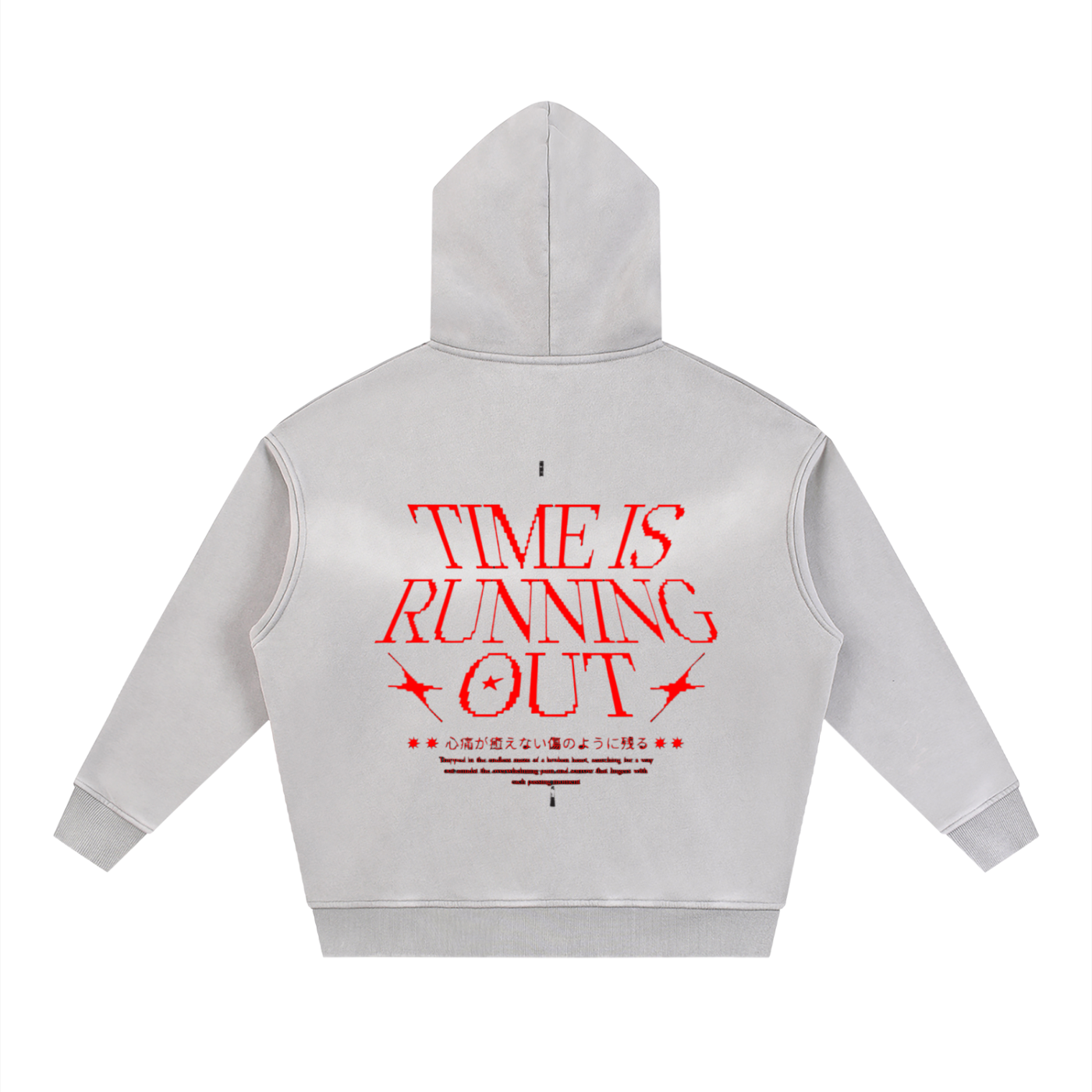 Sunfade Two-way Zipper Boxy Fleece Hoodie ODMPOD