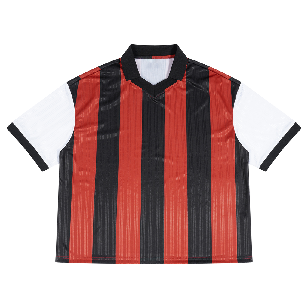 Maillot De Football Noir Et Blanc Style Urbain Voxa