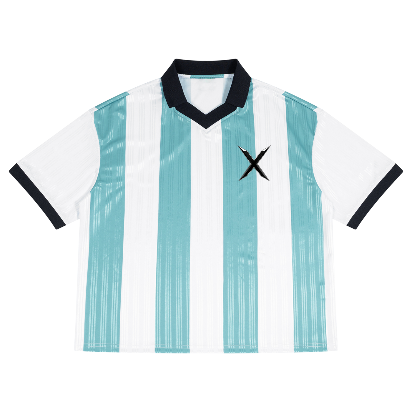 Jersey Col Rayé Boxy Voxa