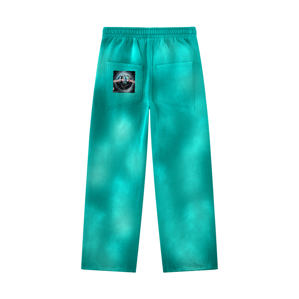 Unisex Sunfade Wide Leg Fleece Sweatpants ODMPOD