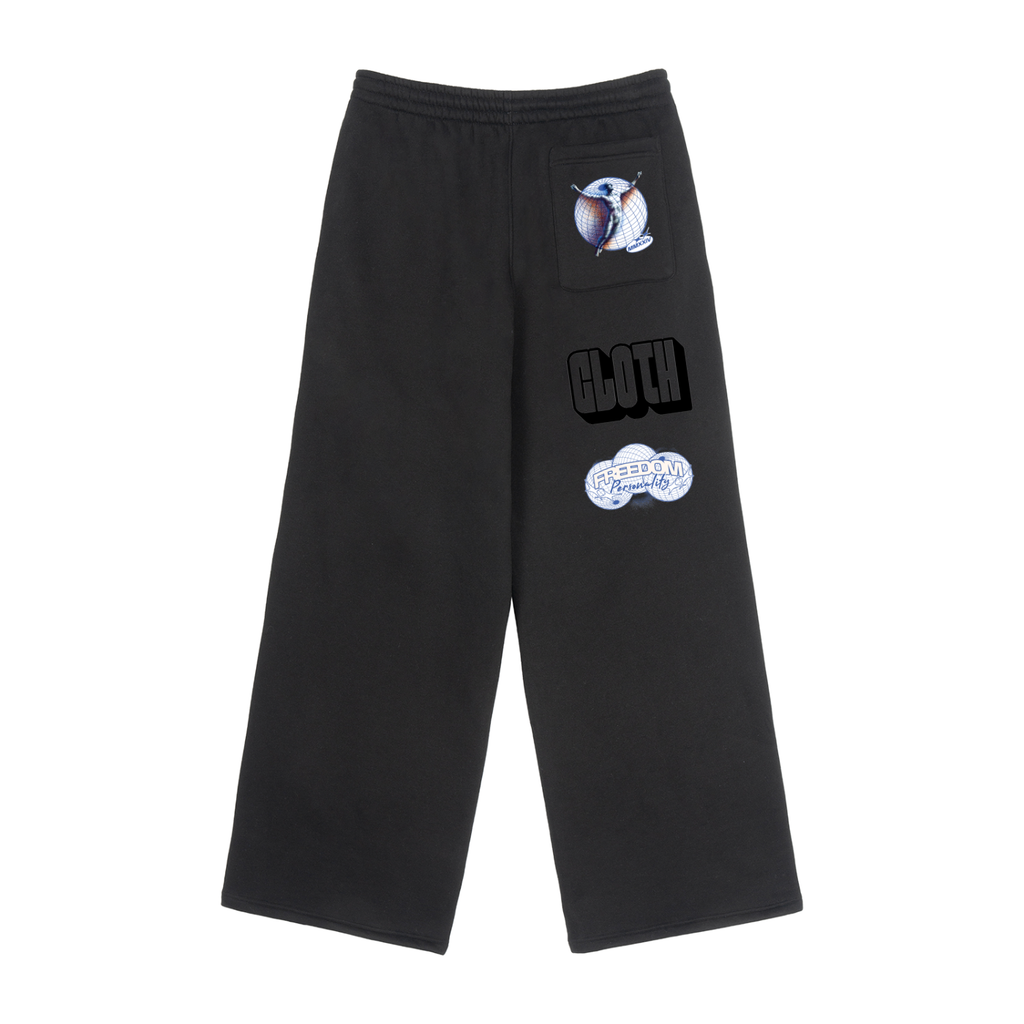 Fleece Drawstring Straight-Leg Sweatpants ODMPOD