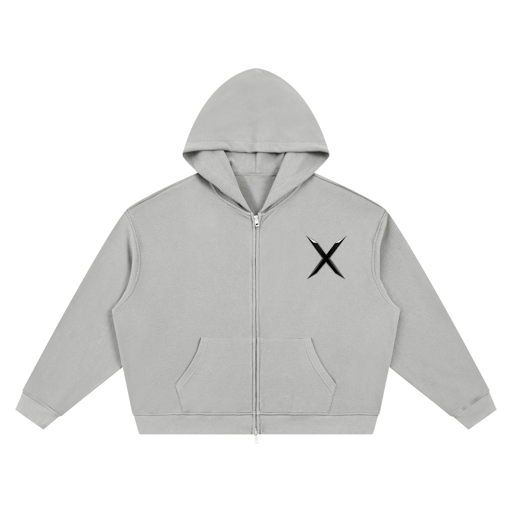 Hoodie Zippé Waffle Voxa