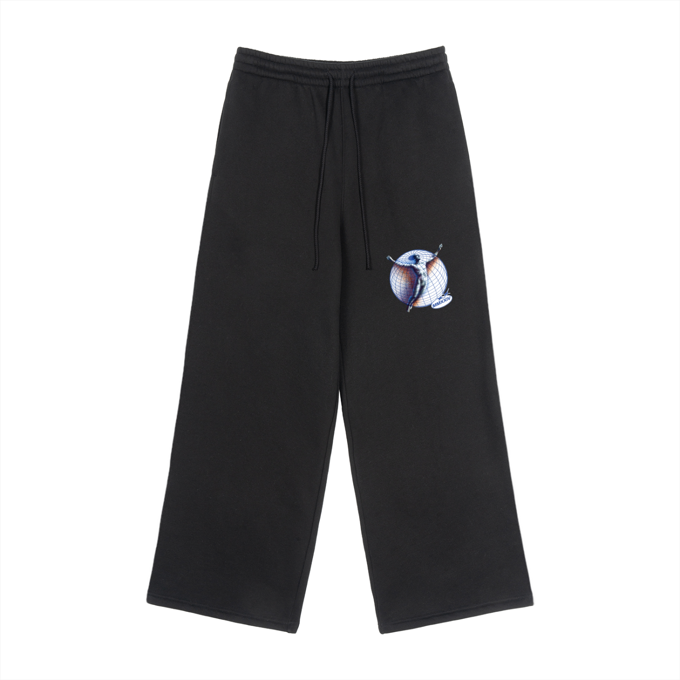Fleece Drawstring Straight-Leg Sweatpants ODMPOD