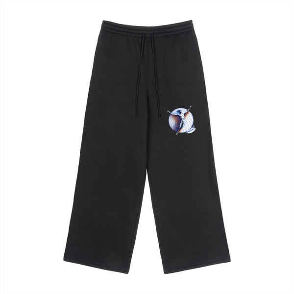 Fleece Drawstring Straight-Leg Sweatpants ODMPOD