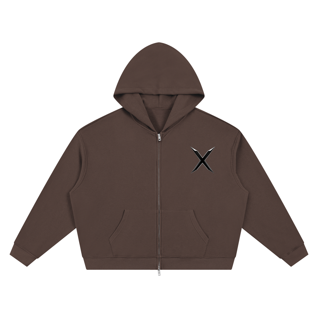 Hoodie Zippé Waffle Voxa