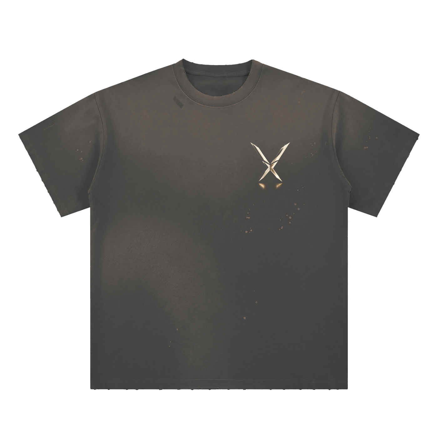 T-Shirt Essentiel En Coton À Coupe Droite Voxa