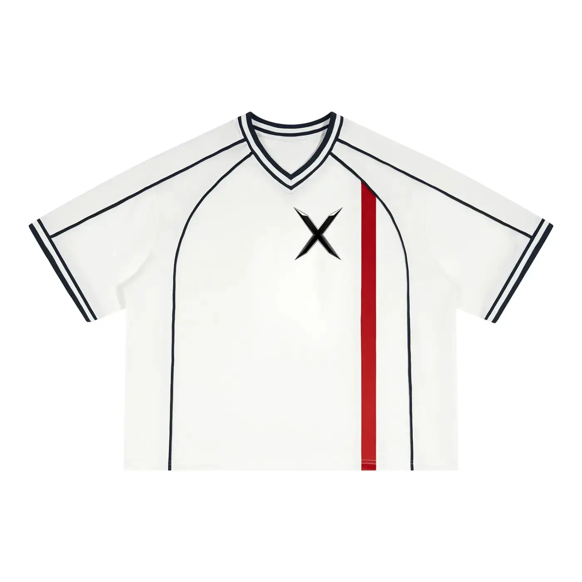 Maillot Unisexe Col V Boxy Style Football Voxa ODMPOD