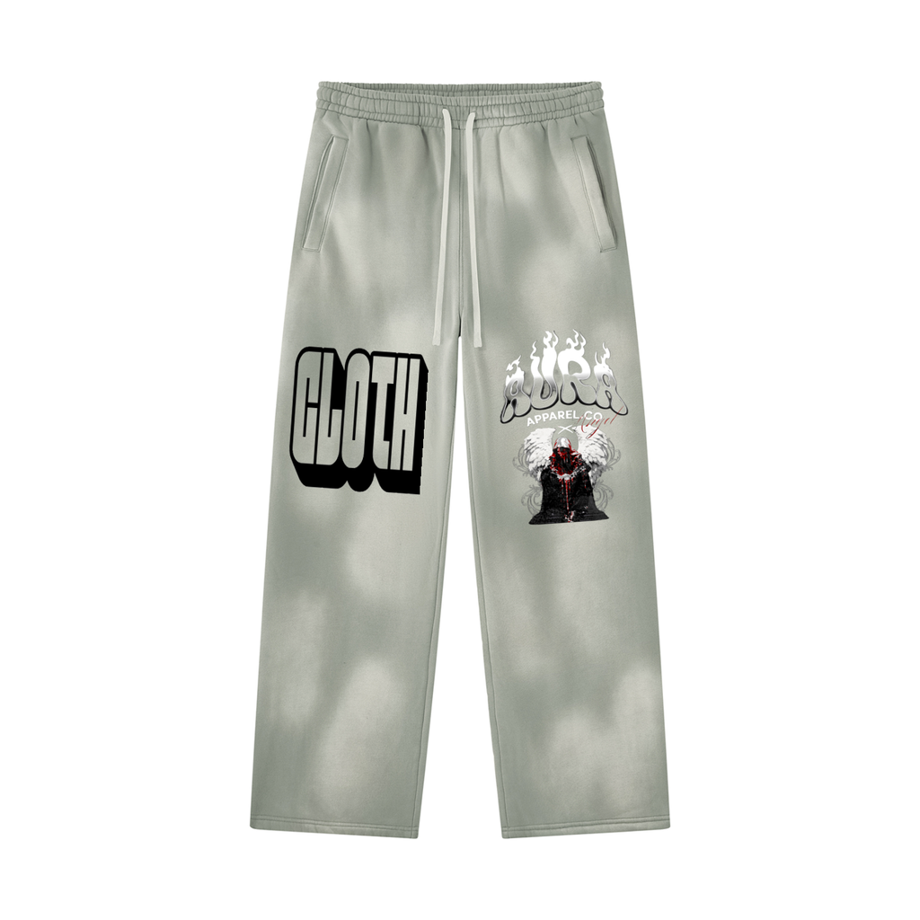 Unisex Sunfade Wide Leg Fleece Sweatpants ODMPOD