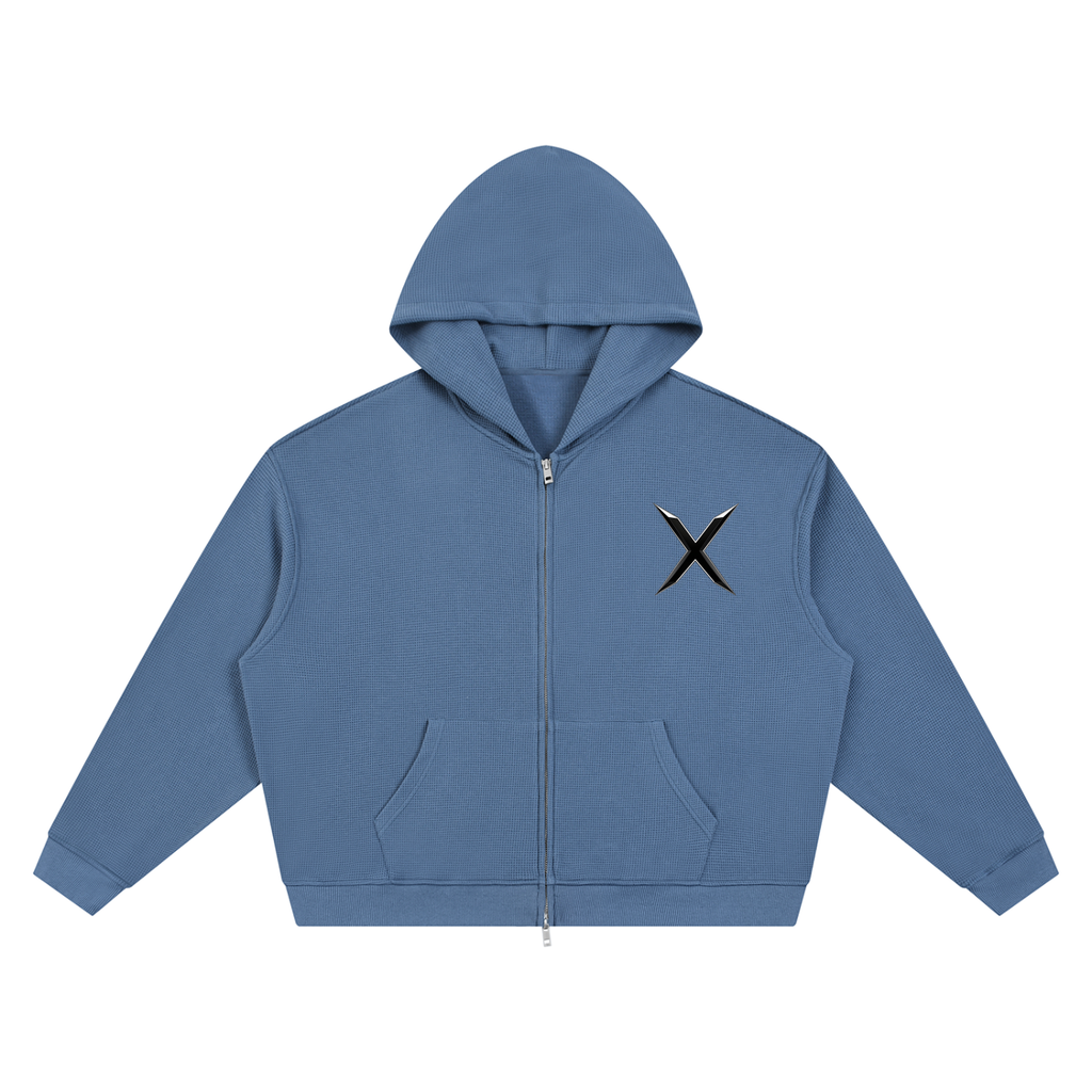 Hoodie Zippé Waffle Voxa