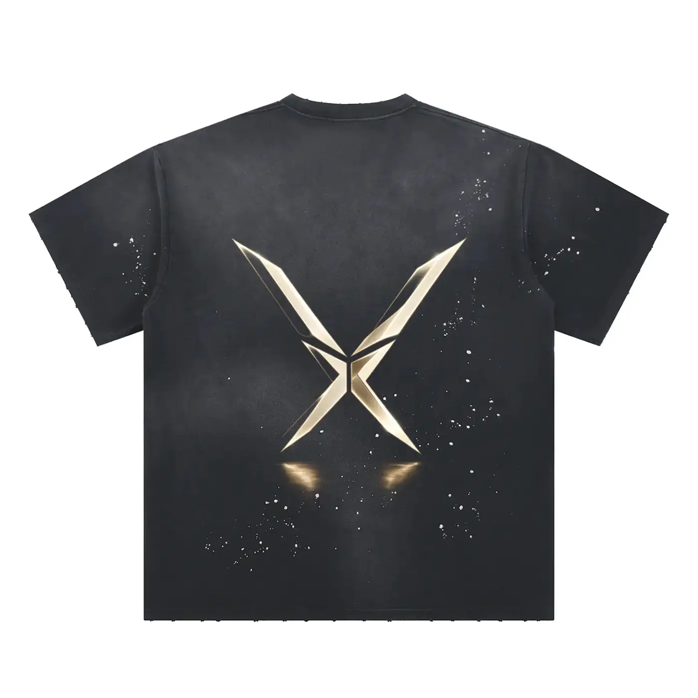 T-Shirt Essentiel En Coton À Coupe Droite Voxa ODMPOD