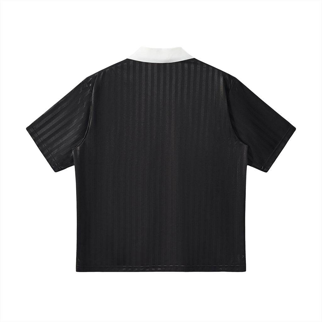 Maillot Col Contrasté Rayé Voxa