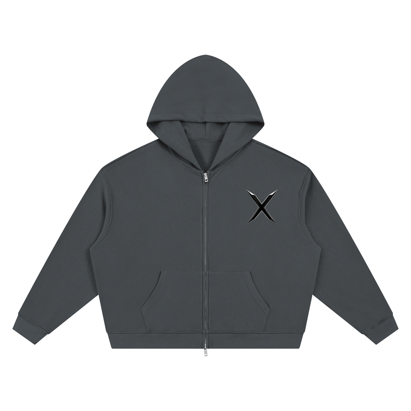 Hoodie Zippé Waffle Voxa