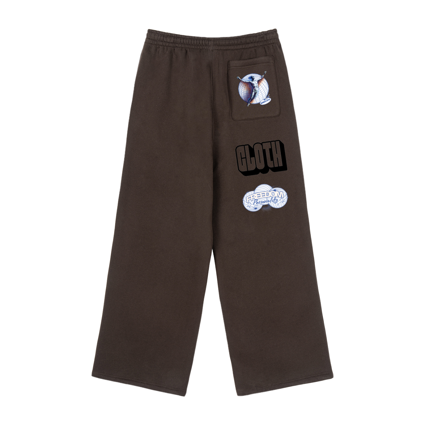 Fleece Drawstring Straight-Leg Sweatpants ODMPOD