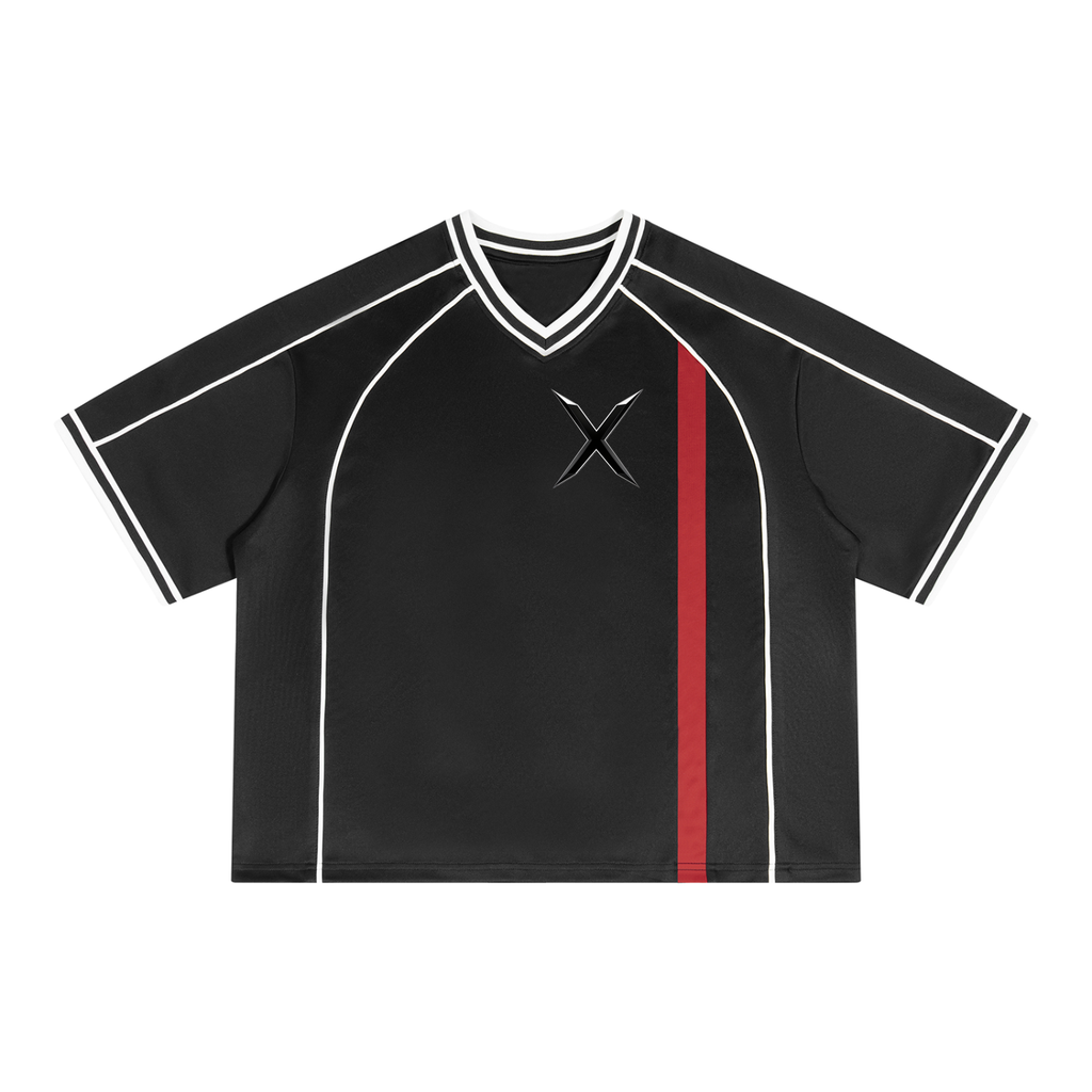 Maillot Unisexe Col V Boxy Style Football Voxa