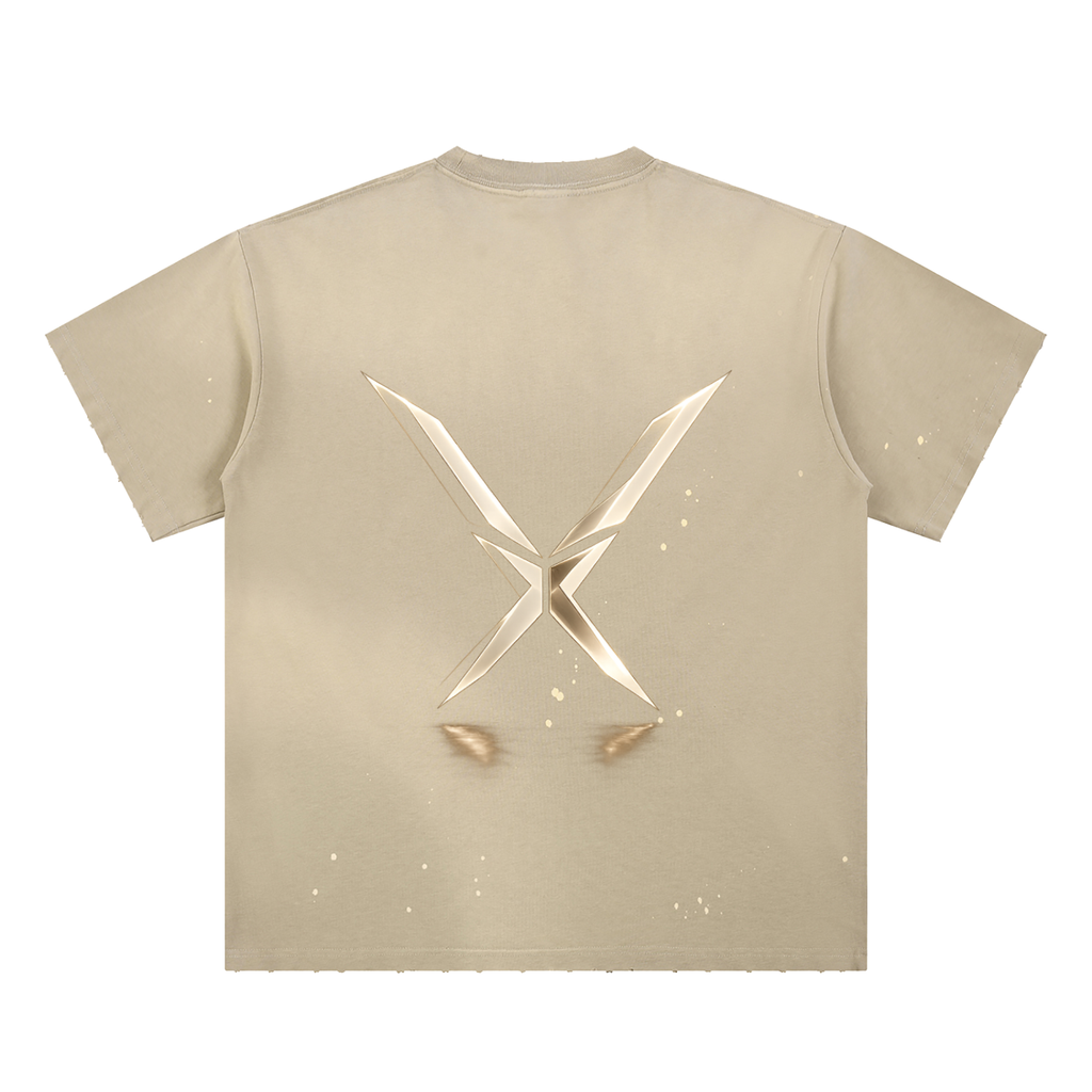 T-Shirt Essentiel En Coton À Coupe Droite Voxa
