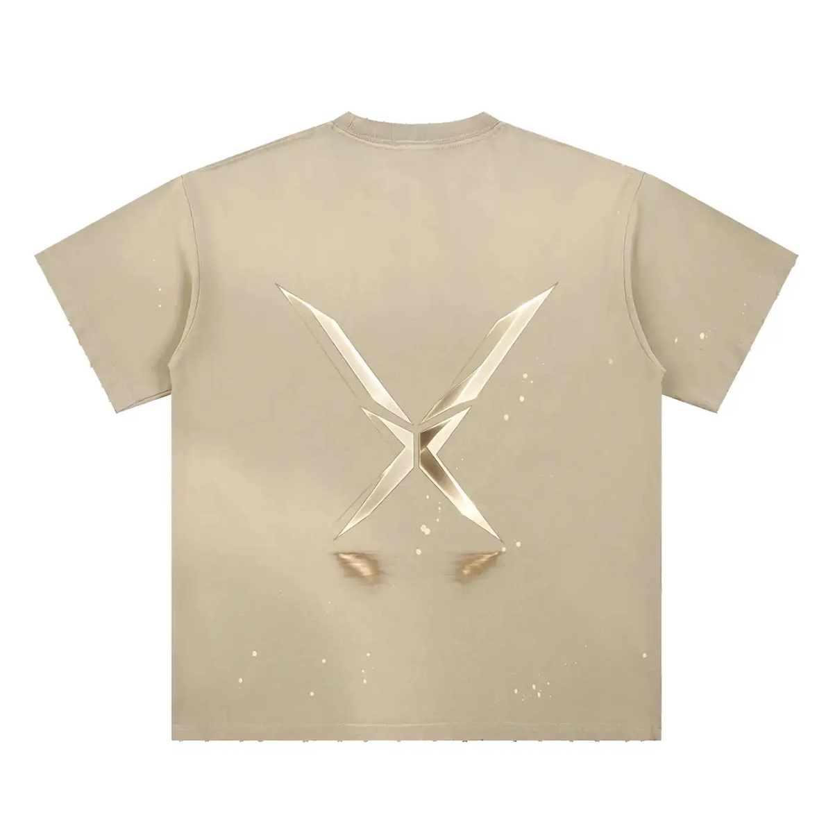 T-Shirt Essentiel En Coton À Coupe Droite Voxa ODMPOD