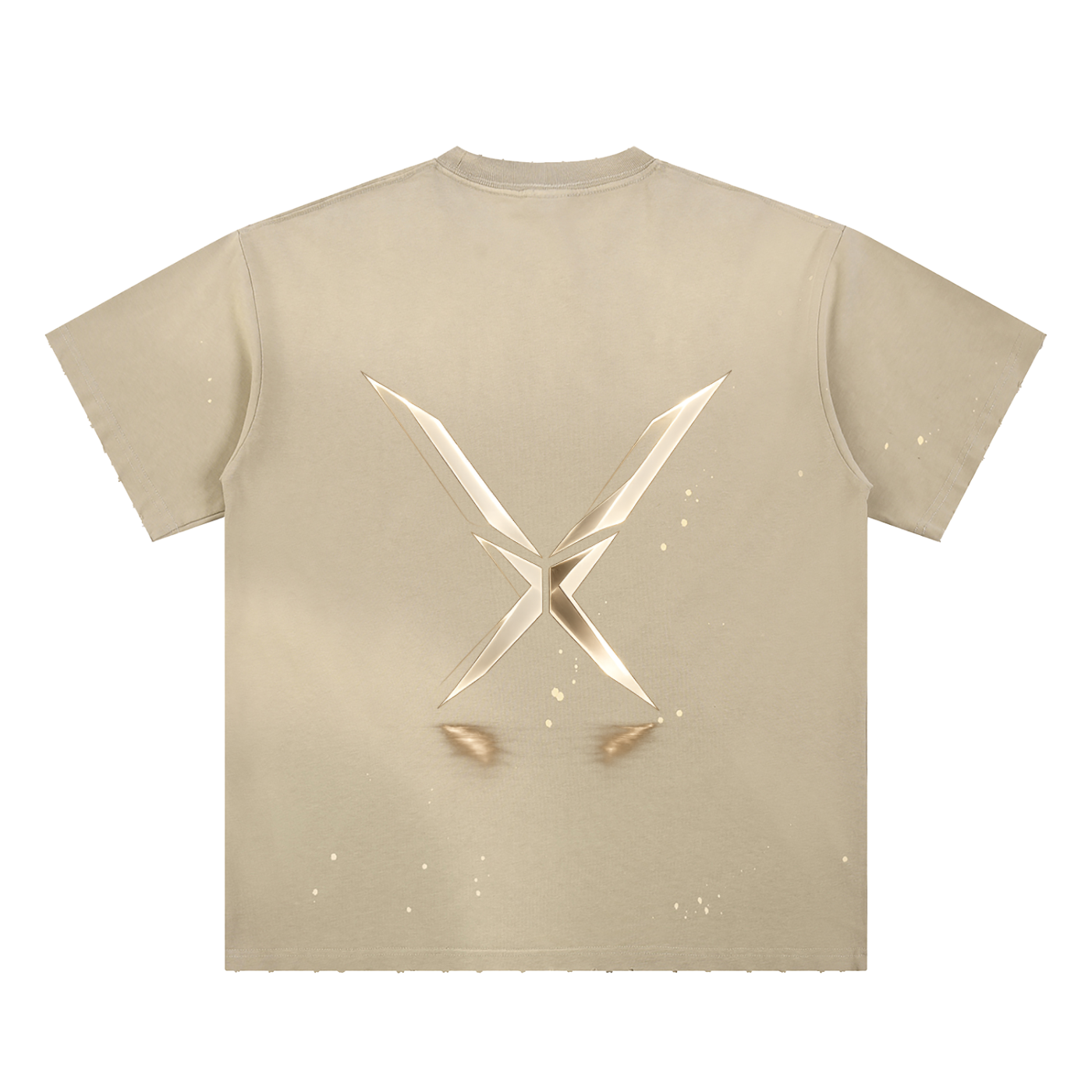 T-Shirt Essentiel En Coton À Coupe Droite Voxa