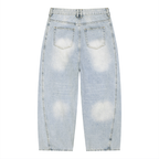 Jean Barrel Homme Délavé Coupe Ample Vintage Voxa