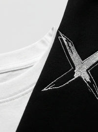Zip-up hoodie — Embroidered Crest and Collar Detail | Generated by Modelize