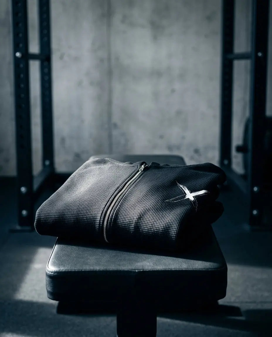 Zip-up hoodie — Gym Context Lifestyle | Generated by Modelize