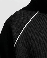 Zip-up hoodie — Technical Detail Close-up | Generated by Modelize