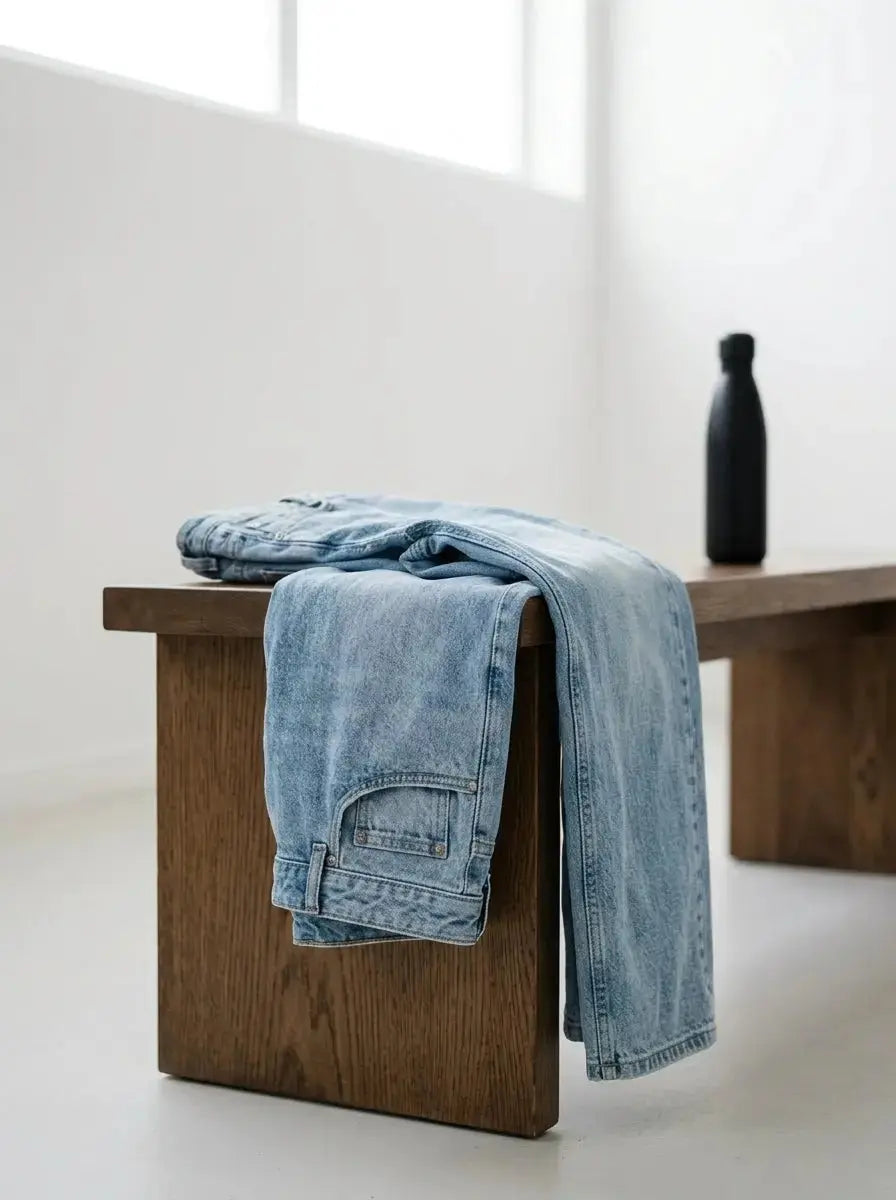 Straight-leg jeans — Athletic Lifestyle Context | Generated by Modelize