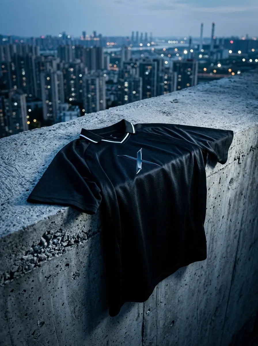 V-neck sports jersey — Urban Lifestyle Display | Generated by Modelize