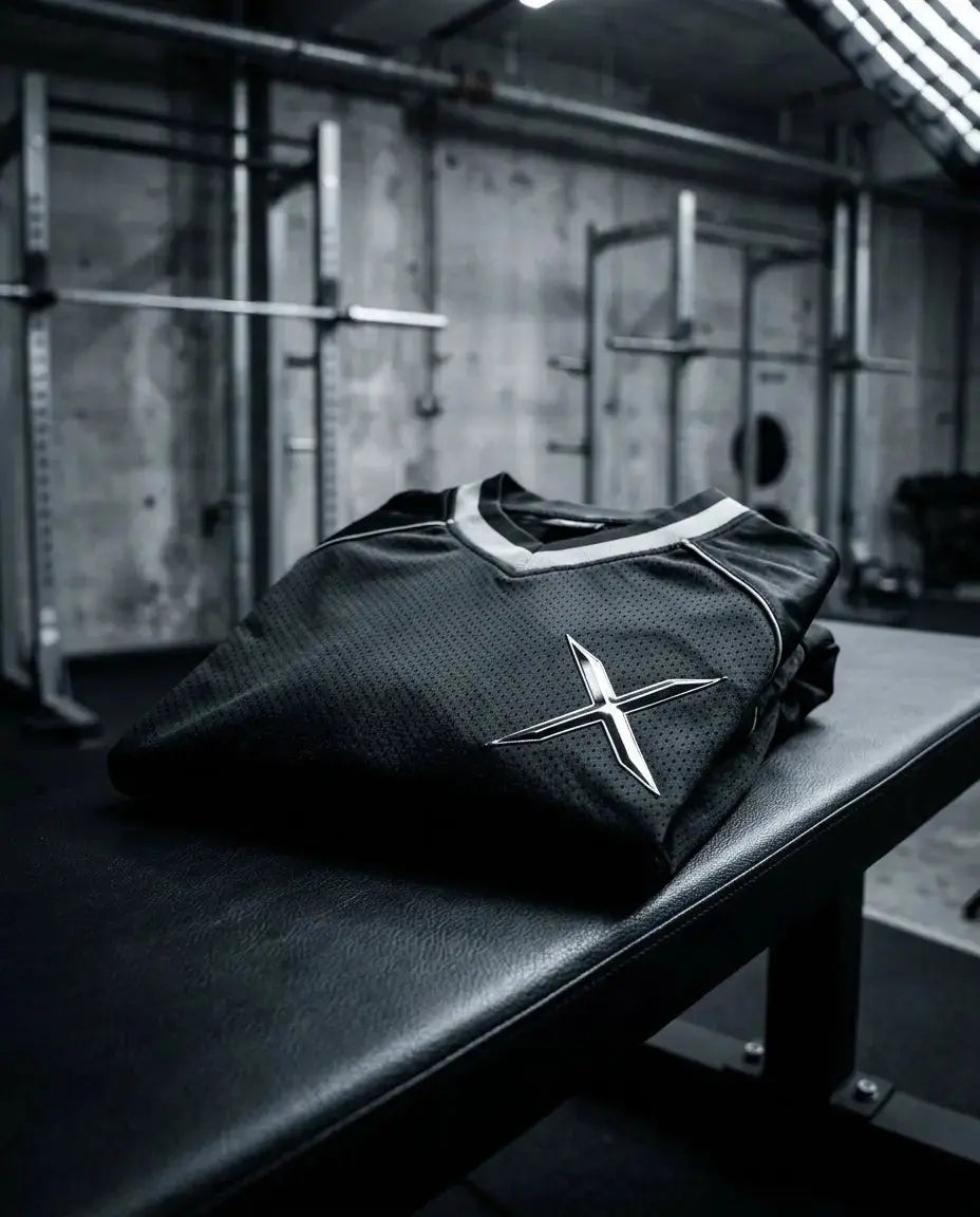 Long-sleeve jersey — Gym Context Lifestyle | Generated by Modelize