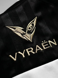 Oversize Raglan Jersey — Fabric and Crest Detail | Generated by Modelize