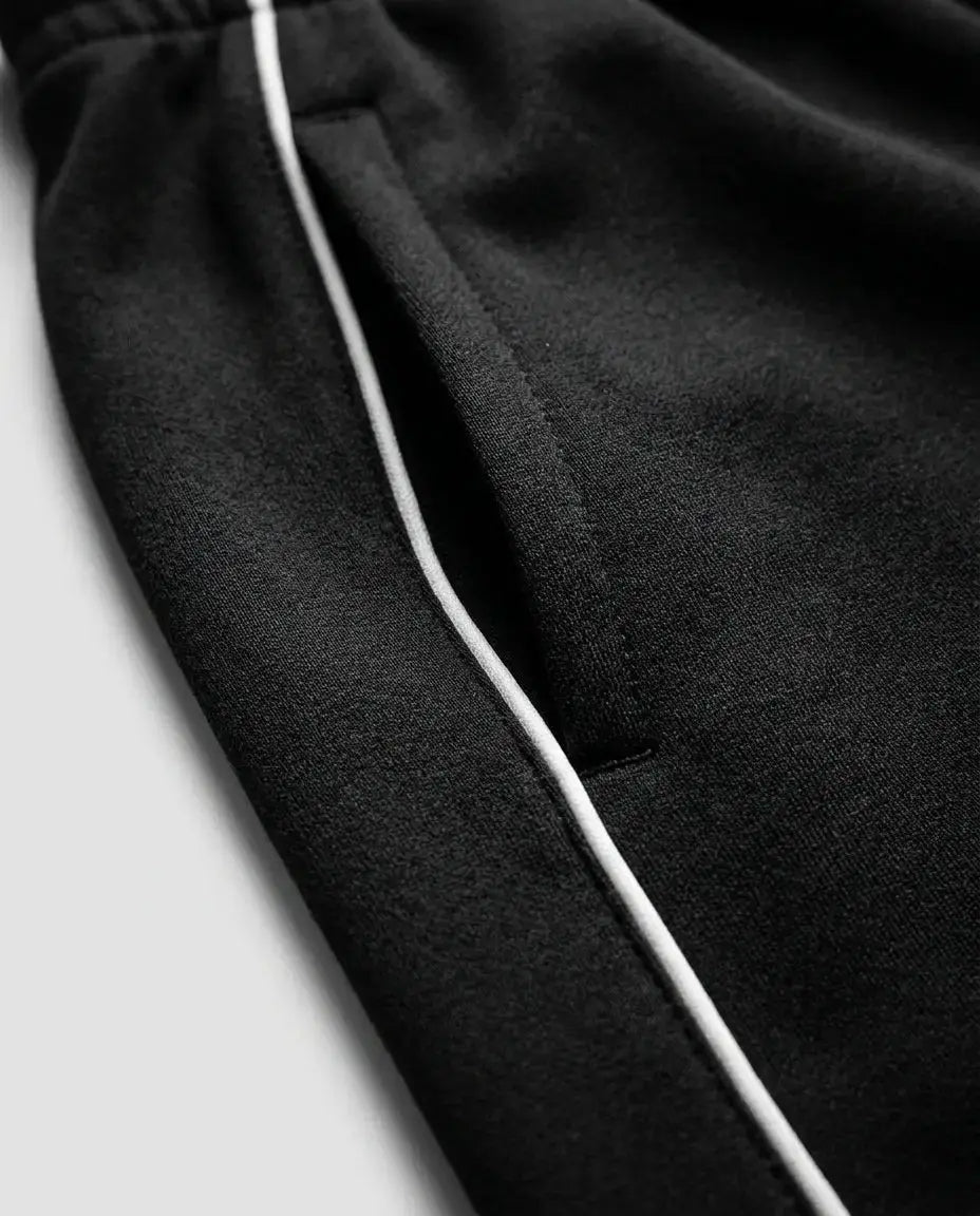 Streetwear joggers — Fabric and Piping Detail | Generated by Modelize