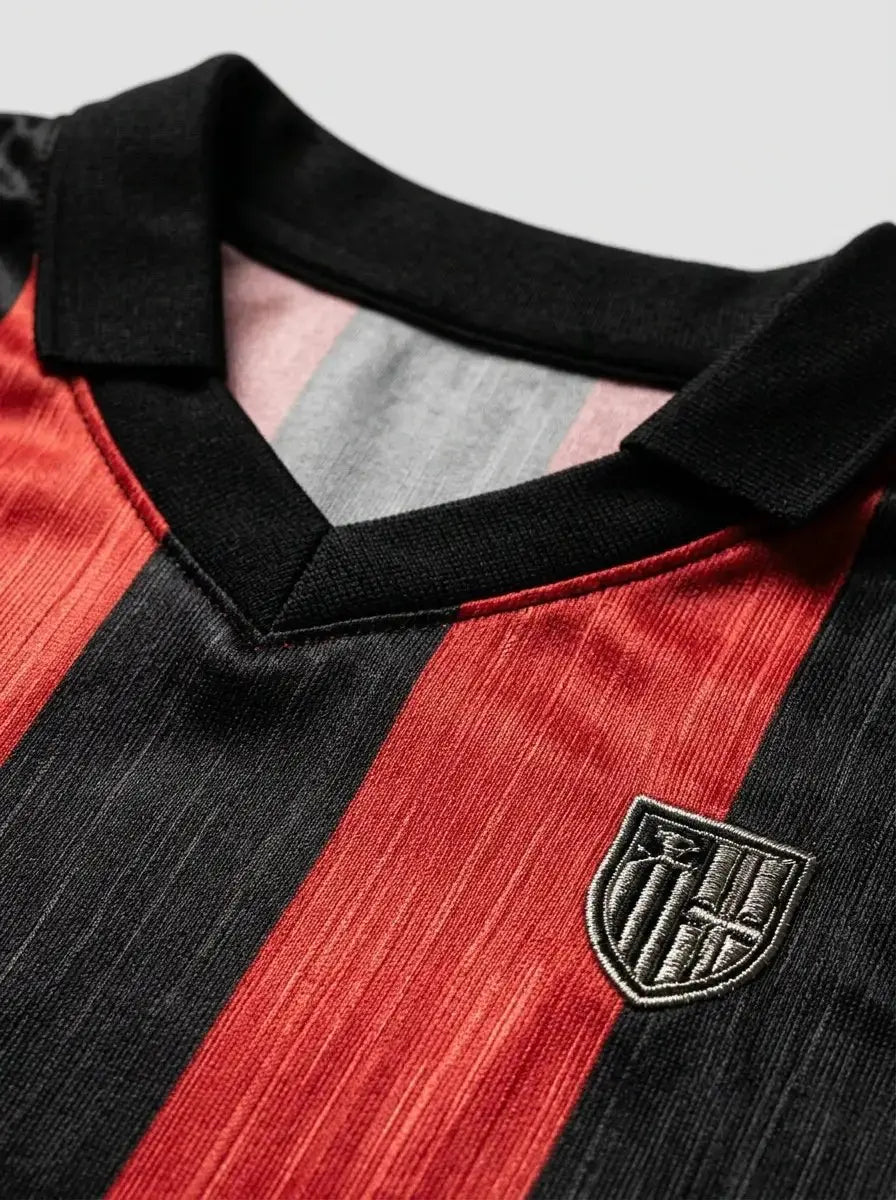 Urban football jersey — Embroidered Crest and Collar Detail | Generated by Modelize