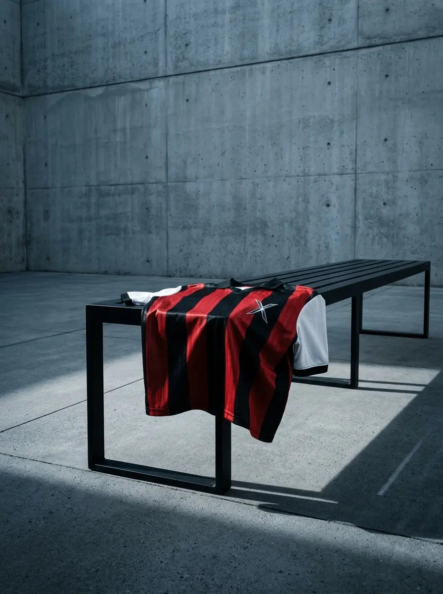 Football Jersey — Brutalist Urban Context | Generated by Modelize