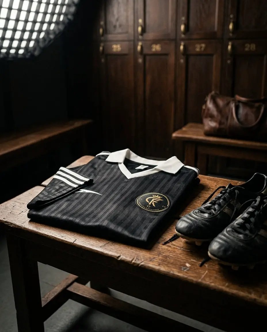 Football Jersey — Vintage Locker Room Scene | Generated by Modelize