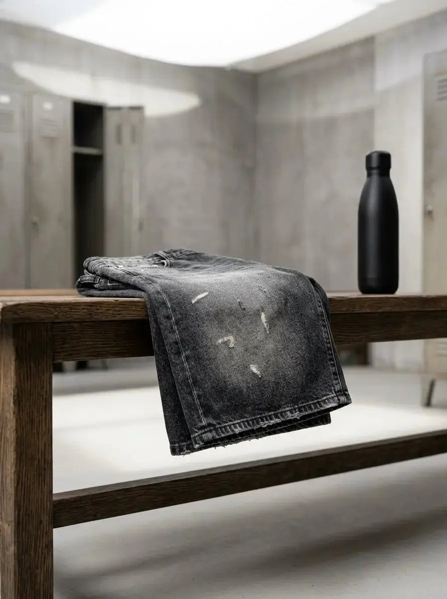 Denim shorts — Athletic Lifestyle Context | Generated by Modelize