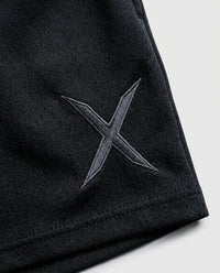 Streetwear Shorts — Fabric and Logo Detail | Generated by Modelize