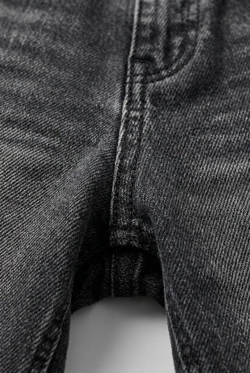 Denim shorts — Fabric Texture Macro | Generated by Modelize