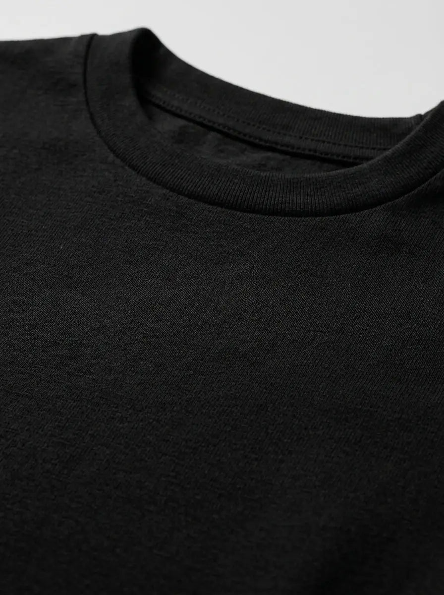 Performance T-Shirt — Embroidered Crest and Collar Detail | Generated by Modelize