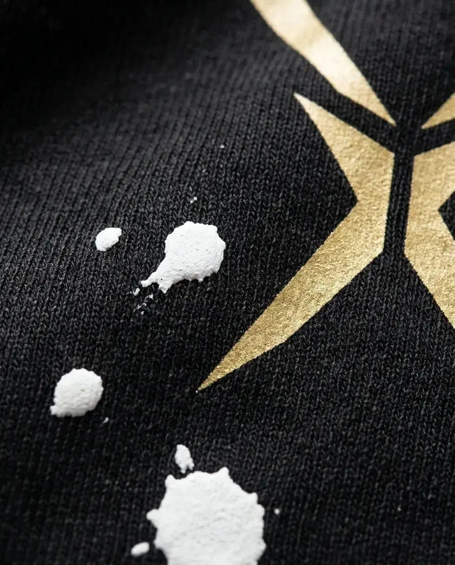 Heavyweight T-shirt — Texture and Paint Detail | Generated by Modelize