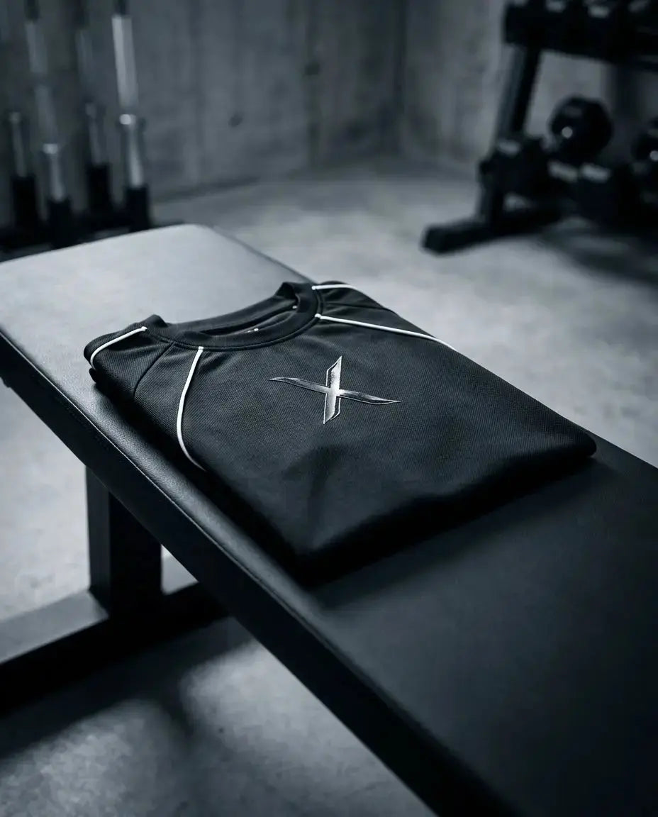 Oversized training t-shirt — Gym Context Lifestyle | Generated by Modelize